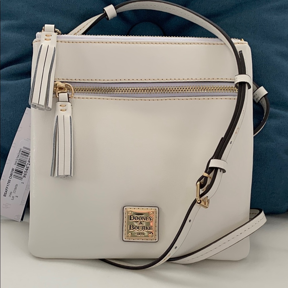 NWT - Dooney & Bourke Off White Crossbody Bag